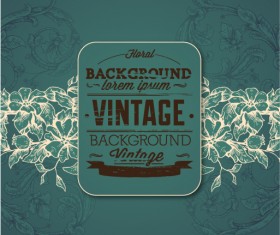 Huge collection of Vintage background vector 04