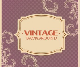 Huge collection of Vintage background vector 06