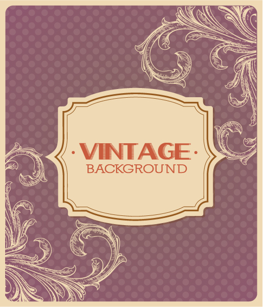 Huge collection of Vintage background vector 06