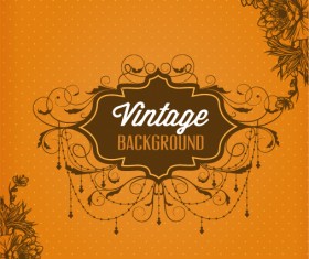 Huge collection of Vintage background vector 10