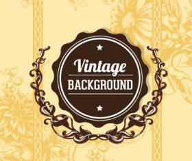 Huge collection of Vintage background vector 11