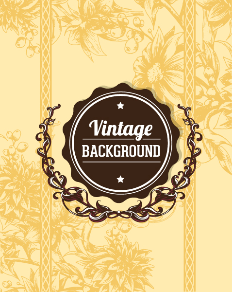 Huge collection of Vintage background vector 11