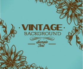 Huge collection of Vintage background vector 15