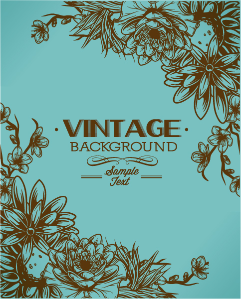 Huge collection of Vintage background vector 15