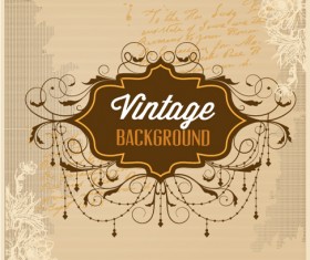 Huge collection of Vintage background vector 16