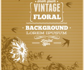 Huge collection of Vintage background vector 17