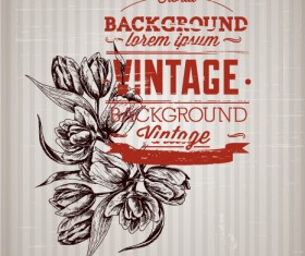 Huge collection of Vintage background vector 18