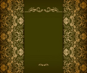 Vintage luxury floral background art 02