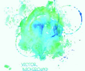 Watercolor art background vector 01