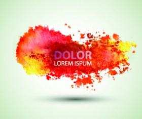 Watercolor cloud background 01