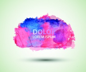 Watercolor cloud background 02