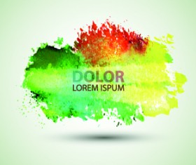 Watercolor cloud background 04