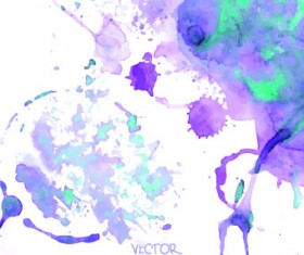 Watercolor art background vector 05
