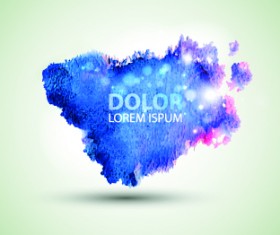 Watercolor cloud background 05