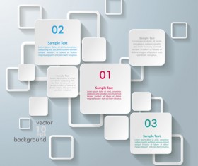 White Text boxes Backgrounds vector 03