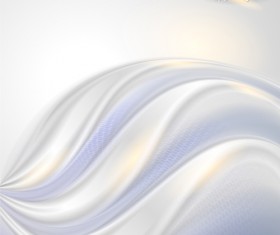 White Waves Backgrounds vector 01