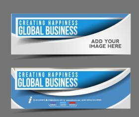 Stylish elements banners vector 05