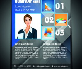 Exquisite business flyer template 02