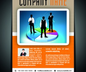 Exquisite business flyer template 05