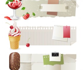 Sorts of Ice Cream design elements 04