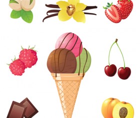 Sorts of Ice Cream design elements 05