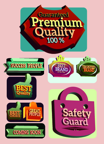 Vintage style sale badge and tag vector 02