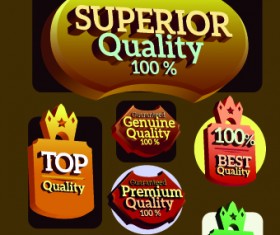 Vintage style sale badge and tag vector 06