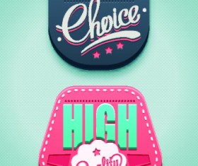 Classic sale tag vector 02