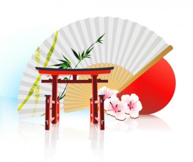 Japan Sushi Menu elements vector 04