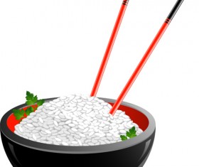 Japan Sushi Menu elements vector 05