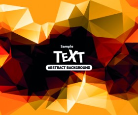 Abstract triangle background vector 03