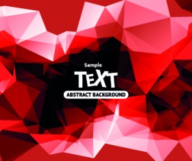 Abstract triangle background vector 04