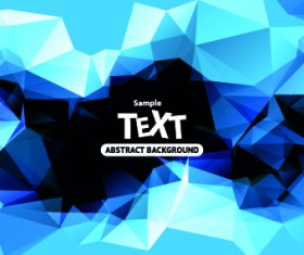 Abstract triangle background vector 05