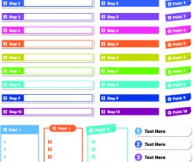 Number web design elements 03