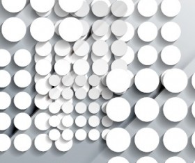 White Geometric shapes vector background 01