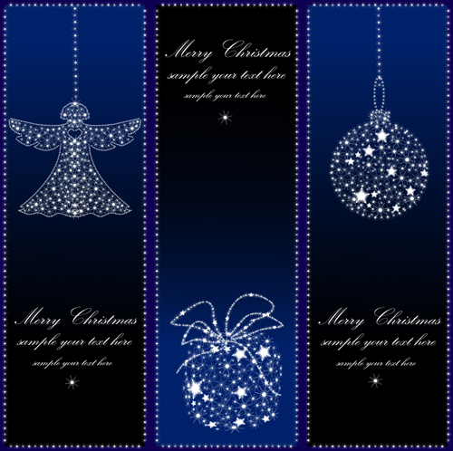 2014 Christmas Star Ornaments elements vector 04
