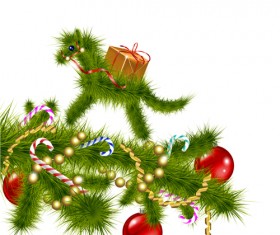 2014 Christmas Horse design elements vector 01