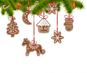 2014 Christmas Horse design elements vector 02