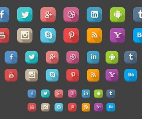 42 Kind Shadow media icons