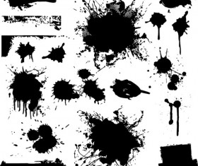 Splash Garbage Objects vector