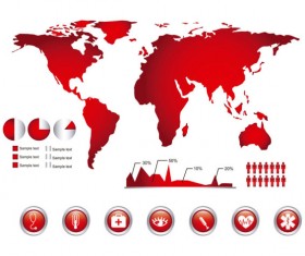 Medical infographics creative design vector 01