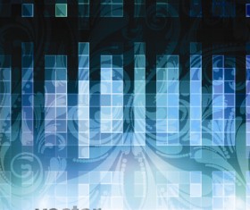 Blue abstract background vector