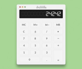 Calculator psd