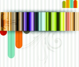 Color paper vector background
