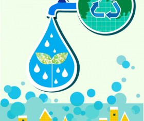 Energy with Environment infographics vector 02