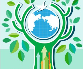 Energy with Environment infographics vector 03