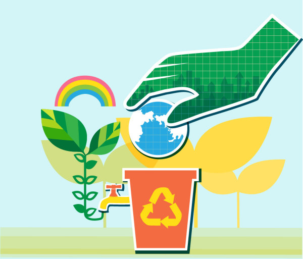 Energy with Environment infographics vector 05