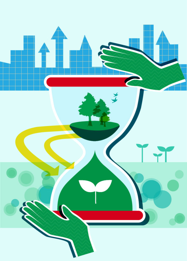 Energy with Environment infographics vector 10