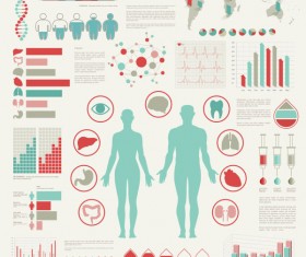 Medical infographics creative design vector 06