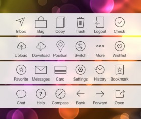 iOS7 psd icons